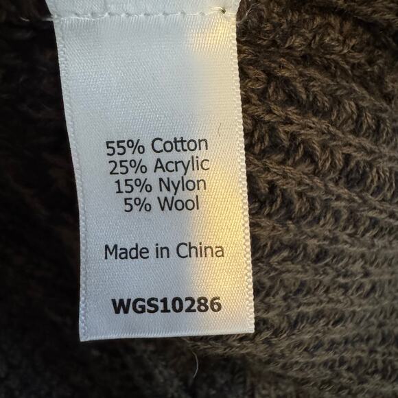 Market & Spruce Tabatha Waffle Knit Cocoon Cardigan Brown Sweater NWT Size XS - Picture 7 of 8